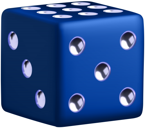 Blue Dice PNG Clipart - High-quality PNG Clipart Image in cattegory Games PNG / Clipart from ClipartPNG.com