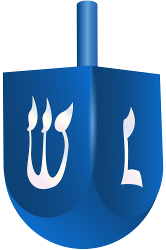Blue Dreidel PNG Clip Art - High-quality PNG Clipart Image in cattegory Hanukkah PNG / Clipart from ClipartPNG.com