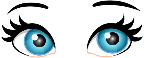 Blue Female Eyes PNG Clip Art - High-quality PNG Clipart Image in cattegory Eyes PNG / Clipart from ClipartPNG.com