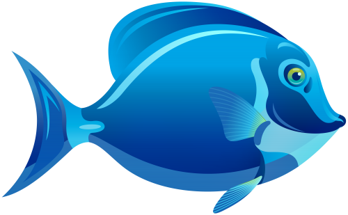 Blue Fish PNG Clipart - High-quality PNG Clipart Image in cattegory Underwater PNG / Clipart from ClipartPNG.com