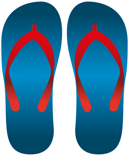 Blue Flip Flops PNG Clip Art - High-quality PNG Clipart Image in cattegory Summer PNG / Clipart from ClipartPNG.com
