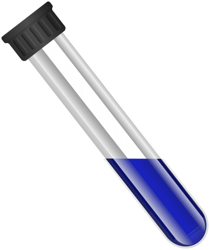 Blue Liquid in Laboratory Test Tube PNG Clipart - High-quality PNG Clipart Image in cattegory Medicine PNG / Clipart from ClipartPNG.com