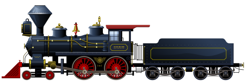 Blue Locomotive PNG Clipart - High-quality PNG Clipart Image in cattegory Transport PNG / Clipart from ClipartPNG.com
