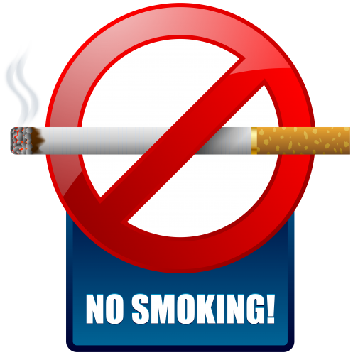 Blue No Smoking Warning Sign PNG Clipart - High-quality PNG Clipart Image in cattegory Signs PNG / Clipart from ClipartPNG.com