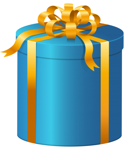 Blue Present Box PNG Clip Art - High-quality PNG Clipart Image in cattegory Gifts PNG / Clipart from ClipartPNG.com