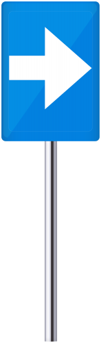 Blue Right Sign PNG Clip Art - High-quality PNG Clipart Image in cattegory Signs PNG / Clipart from ClipartPNG.com