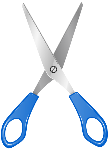 Blue Scissors PNG Clip Art - High-quality PNG Clipart Image in cattegory School PNG / Clipart from ClipartPNG.com