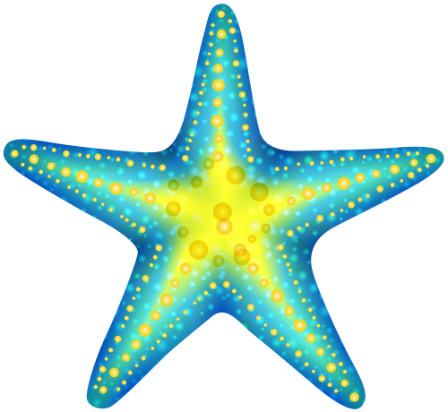 Blue Starfish PNG Clip Art - High-quality PNG Clipart Image in cattegory Summer PNG / Clipart from ClipartPNG.com