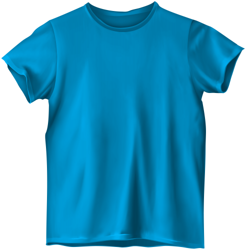 Blue T Shirt PNG Clipart - High-quality PNG Clipart Image in cattegory Clothing PNG / Clipart from ClipartPNG.com