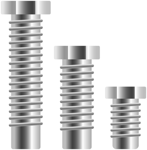 Bolts PNG Clipart - High-quality PNG Clipart Image in cattegory Tools PNG / Clipart from ClipartPNG.com