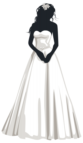 Bride Silhouette PNG Clip Art - High-quality PNG Clipart Image in cattegory Wedding PNG / Clipart from ClipartPNG.com