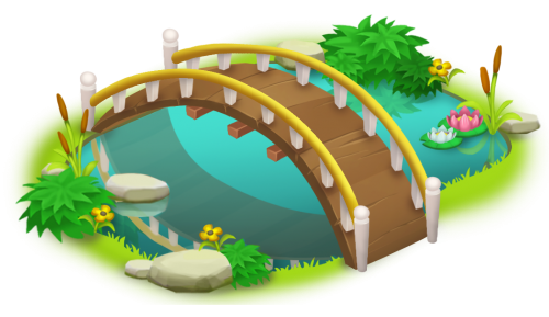 Bridge and Pond PNG Clip Art - High-quality PNG Clipart Image in cattegory Outdoor PNG / Clipart from ClipartPNG.com