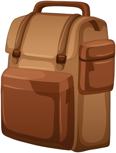 Brown Backpack PNG Clip Art - High-quality PNG Clipart Image in cattegory Bag PNG / Clipart from ClipartPNG.com