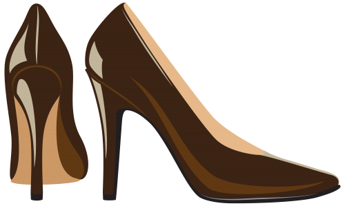 Brown Heels PNG Clip Art - High-quality PNG Clipart Image in cattegory Shoes PNG / Clipart from ClipartPNG.com