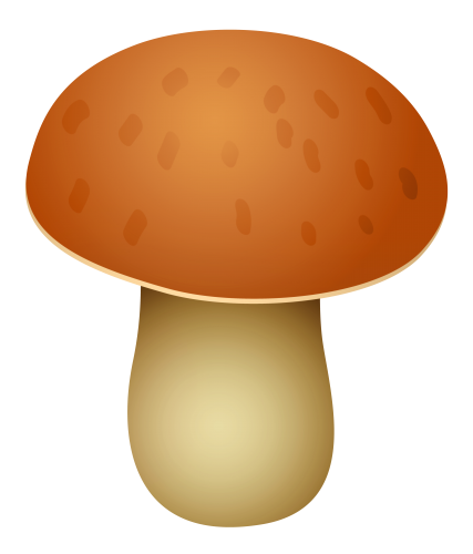 Brown Spotted Mushroom PNG Clipart - High-quality PNG Clipart Image in cattegory Mushrooms PNG / Clipart from ClipartPNG.com