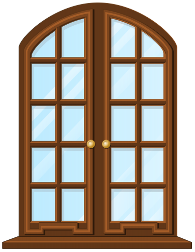 Brown Window PNG Clip Art - High-quality PNG Clipart Image in cattegory Windows PNG / Clipart from ClipartPNG.com
