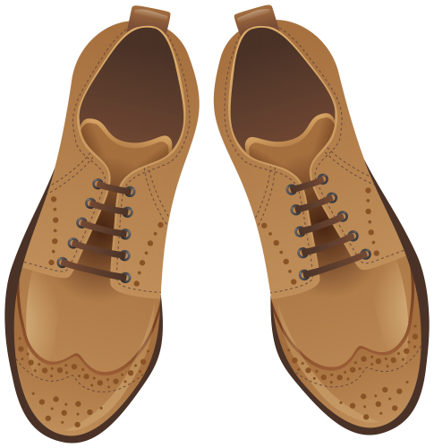 Brown and White Shoes NG Clip Art - High-quality PNG Clipart Image in cattegory Shoes PNG / Clipart from ClipartPNG.com