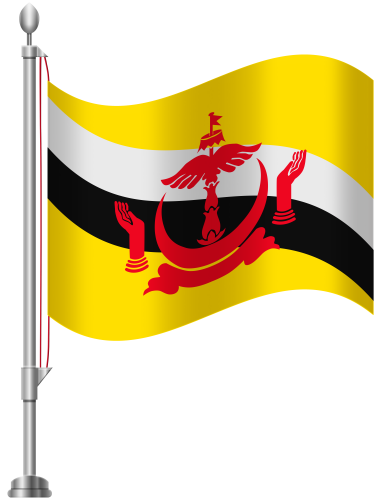 Brunei Flag PNG Clip Art - High-quality PNG Clipart Image in cattegory Flags PNG / Clipart from ClipartPNG.com