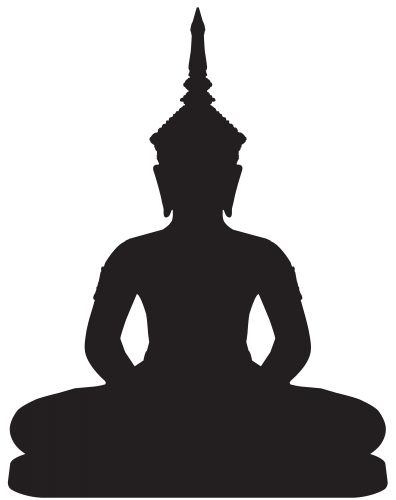 Buddha Statue Silhouette PNG Clip Art - High-quality PNG Clipart Image in cattegory Buddha PNG / Clipart from ClipartPNG.com