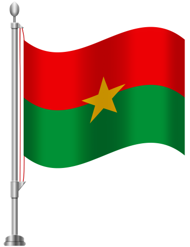 Burkina Faso Flag PNG Clip Art - High-quality PNG Clipart Image in cattegory Flags PNG / Clipart from ClipartPNG.com