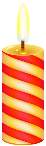 Candle Yellow Red PNG Clip Art - High-quality PNG Clipart Image in cattegory Candles PNG / Clipart from ClipartPNG.com