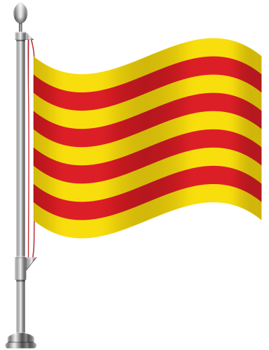 Catalonia Flag PNG Clip Art - High-quality PNG Clipart Image in cattegory Flags PNG / Clipart from ClipartPNG.com