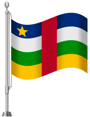 Central African Republic Flag PNG Clip Art - High-quality PNG Clipart Image in cattegory Flags PNG / Clipart from ClipartPNG.com