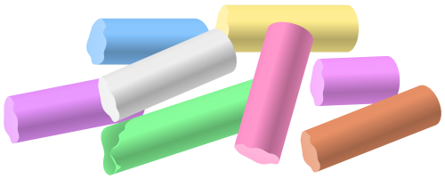 Chalk Pieces PNG Clip Art - High-quality PNG Clipart Image in cattegory School PNG / Clipart from ClipartPNG.com