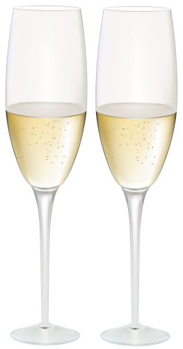 Champagne Glasses PNG Clipart - High-quality PNG Clipart Image in cattegory Drinks PNG / Clipart from ClipartPNG.com