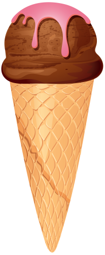 Chocolate Ice Cream Cone PNG Clip Art - High-quality PNG Clipart Image in cattegory Ice Cream PNG / Clipart from ClipartPNG.com