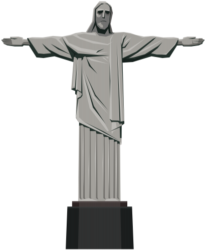 Christ the Redeemer Statue PNG Clip Art - High-quality PNG Clipart Image in cattegory World Landmarks PNG / Clipart from ClipartPNG.com