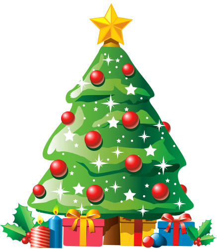 Christmas Tree with Gifts PNG Clipart - High-quality PNG Clipart Image in cattegory Christmas PNG / Clipart from ClipartPNG.com