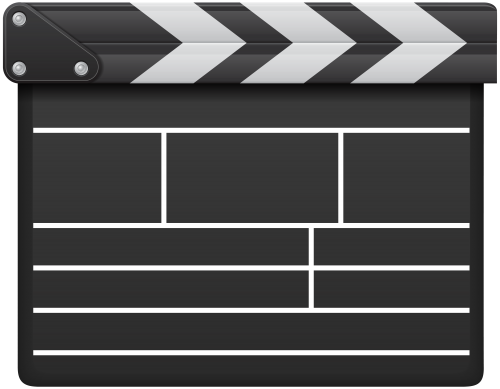 Clapboard PNG Clip Art - High-quality PNG Clipart Image in cattegory Cinema PNG / Clipart from ClipartPNG.com