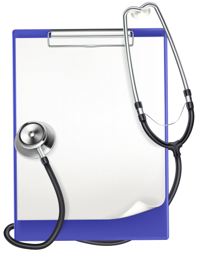 Clipboard with Medical Headphones PNG Clip Art - High-quality PNG Clipart Image in cattegory Medicine PNG / Clipart from ClipartPNG.com