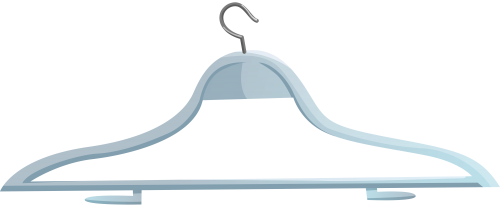 Clothes Hanger PNG Clip Art - High-quality PNG Clipart Image in cattegory Clothing PNG / Clipart from ClipartPNG.com