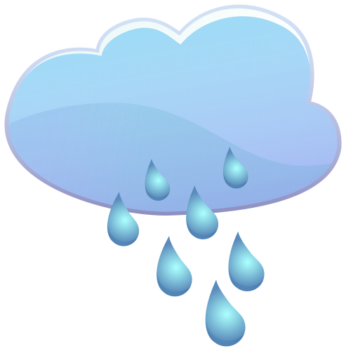 Cloud and Rain Drops Weather Icon PNG Clip Art - High-quality PNG Clipart Image in cattegory Weather PNG / Clipart from ClipartPNG.com