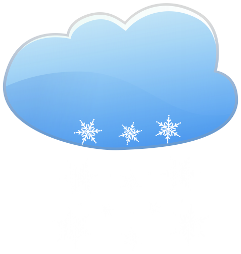 Cloud and Snow Weather Icon PNG Clip Art - High-quality PNG Clipart Image in cattegory Weather PNG / Clipart from ClipartPNG.com