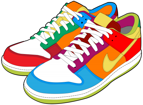 Colorful Sneakers PNG Clipart - High-quality PNG Clipart Image in cattegory Shoes PNG / Clipart from ClipartPNG.com