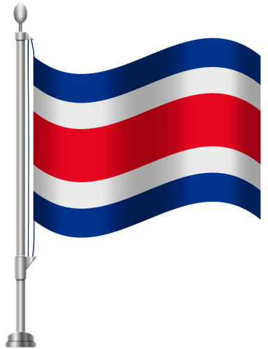 Costa Rica Flag PNG Clip Art - High-quality PNG Clipart Image in cattegory Flags PNG / Clipart from ClipartPNG.com