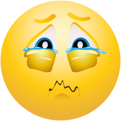 Crying Emoticon - High-quality PNG Clipart Image in cattegory Emoticons PNG / Clipart from ClipartPNG.com