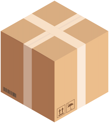 Cube Cardboard Box PNG Clip Art - High-quality PNG Clipart Image in cattegory Cardboard Box PNG / Clipart from ClipartPNG.com