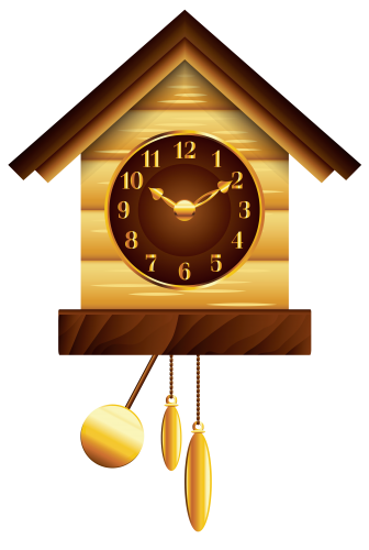 Cuckoo Clock PNG Clip Art - High-quality PNG Clipart Image in cattegory Clock PNG / Clipart from ClipartPNG.com