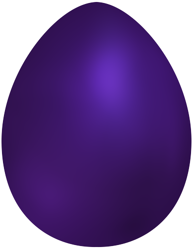 Dark Purple Easter Egg PNG Clip Art - High-quality PNG Clipart Image in cattegory Easter PNG / Clipart from ClipartPNG.com
