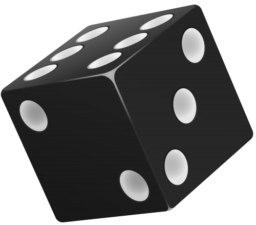 Dice Black PNG Clip Art - High-quality PNG Clipart Image in cattegory Games PNG / Clipart from ClipartPNG.com
