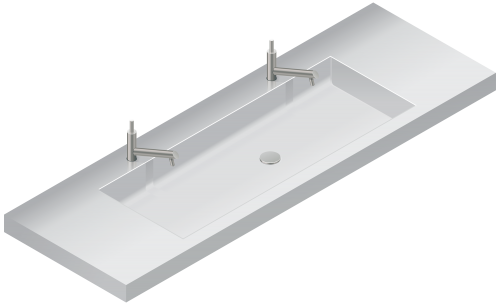 Double Sink PNG Clip Art - High-quality PNG Clipart Image in cattegory Bathroom PNG / Clipart from ClipartPNG.com