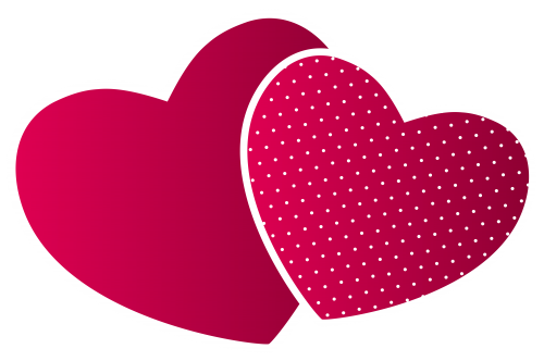Double hearts PNG Clipart - High-quality PNG Clipart Image in cattegory Hearts PNG / Clipart from ClipartPNG.com