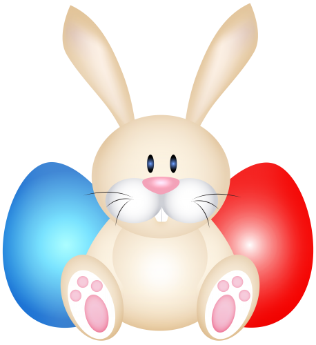 Easter Rabit whit Eggs PNG Clip Art - High-quality PNG Clipart Image in cattegory Easter PNG / Clipart from ClipartPNG.com