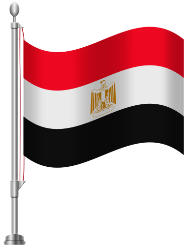 Egypt Flag PNG Clip Art - High-quality PNG Clipart Image in cattegory Flags PNG / Clipart from ClipartPNG.com