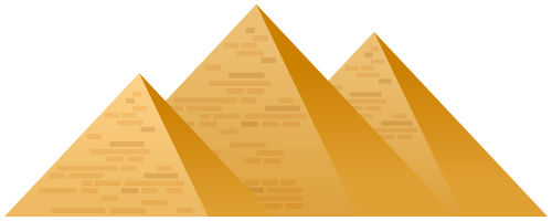 Egypt Pyramids PNG Clip Art - High-quality PNG Clipart Image in cattegory World Landmarks PNG / Clipart from ClipartPNG.com