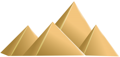 Egyptian Pyramids PNG Clip Art - High-quality PNG Clipart Image in cattegory World Landmarks PNG / Clipart from ClipartPNG.com